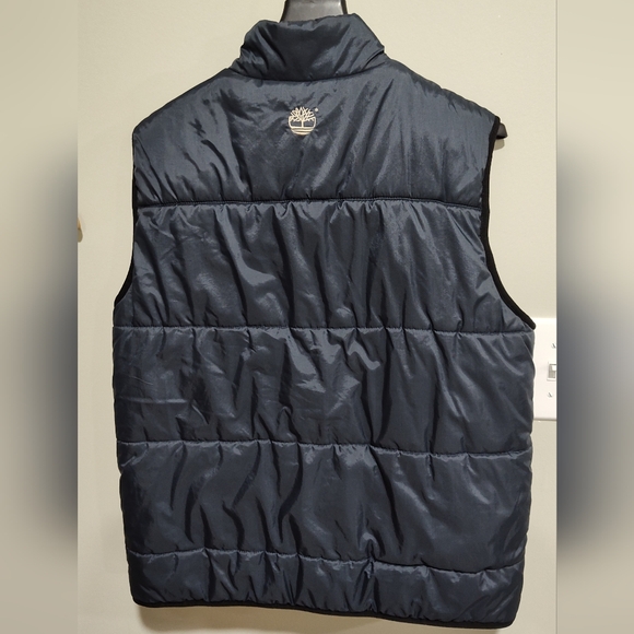 Timberland Men's Utility Puffer Vest, Blue, Pockets, Lined, Durable, Size L - Picture 4 of 8